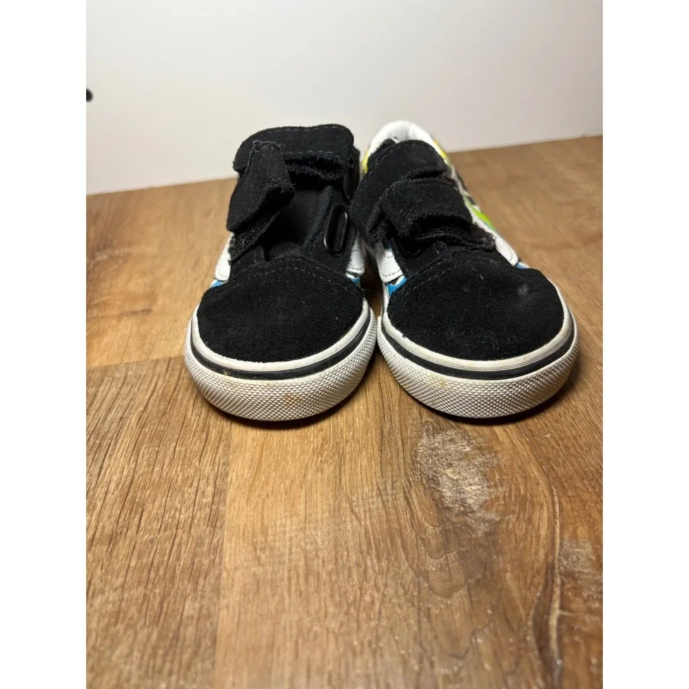 VANS‎ Shoes Checkered Flames Baby Toddler Size 4
